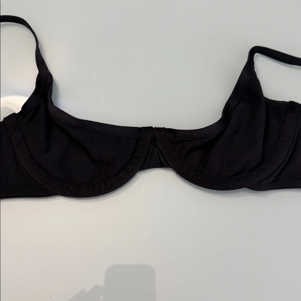 NWT SKIMS Cotton Logo Unlined Demi Bra - Picture 5 of 5